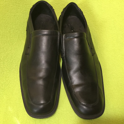 Perry Ellis Portfolio Pete Men\'s Black Leather Slip-On Loafers Shoes US Size 12 Perry Ellis Portfolio Pete Men main image 4