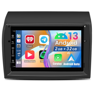 Für Fiat Ducato 2006-2023 7'' Android 13.0 Autoradio Navi Apple CarPlay BT 2+32GB