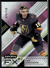 2021-22 Upper Deck Synergy FX Rookies Jake Leschyshyn Rookie /749 #H1R1J