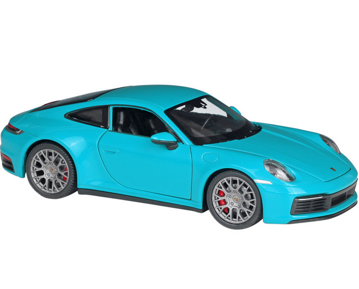Welly 1:24 Porsche 911 Carrera 4S Blue Diecast Model Sports Racing Car NEW BOXED
