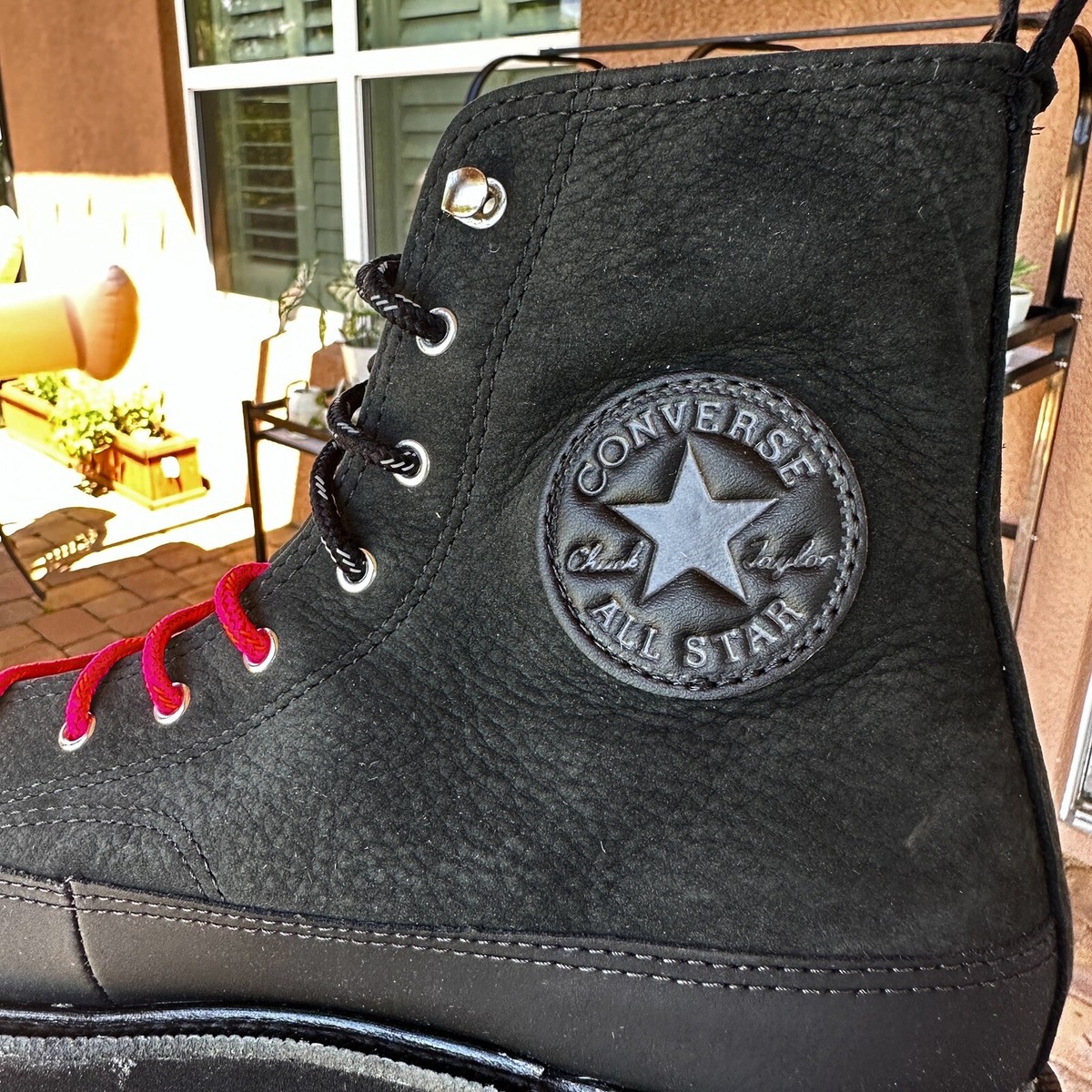 Converse Chuck Taylor Crafted Boot Black Prime Pink 173213C Converse Chuck Taylor Crafted Boot Black Prime Pink 173213C  main image 3