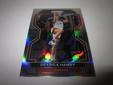 DEARICA HAMBY SIGNED AUTOGRAPHED 2022 PANINI SILVER PRIZM WNBA CARD # 15 SPARKS