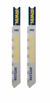 IRWIN 3071336 U Shank 3'' 36 TPI Bi-Metal Jig Saw Blade