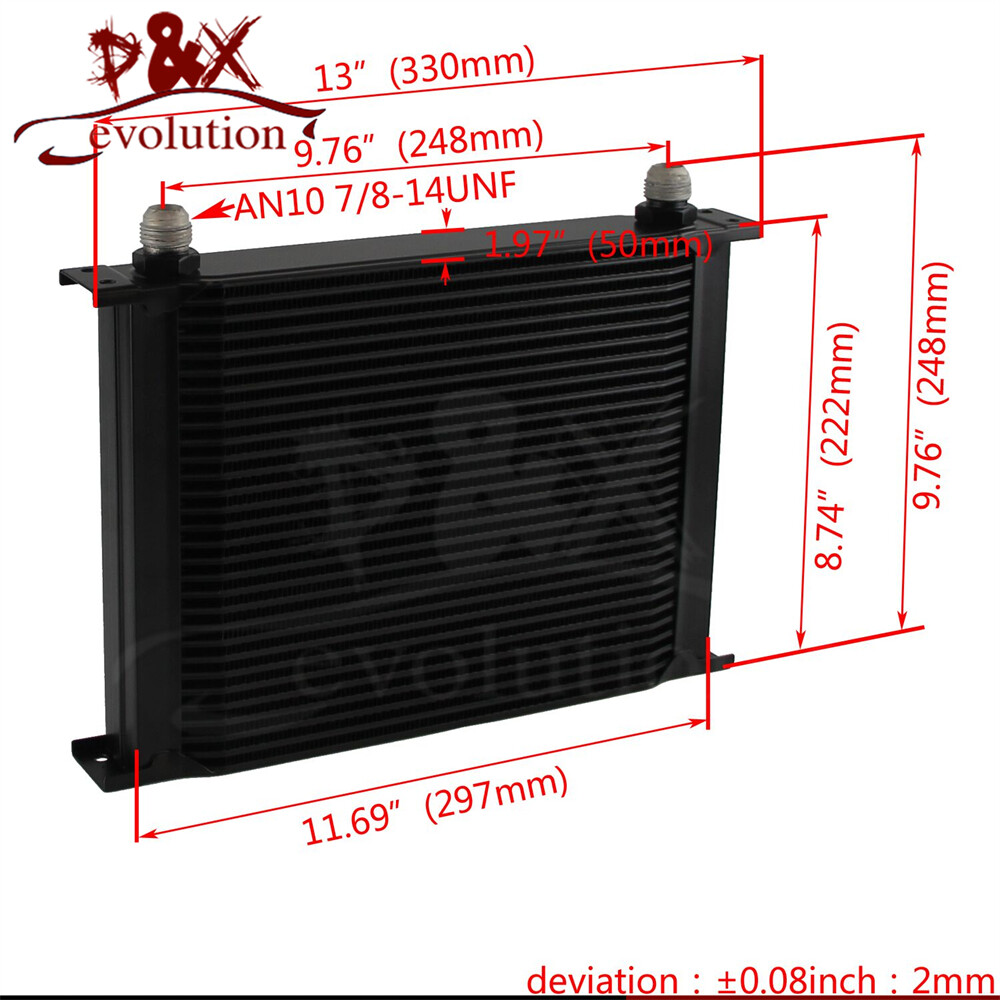 AN10 30 Row Oil Cooler + 7" Electric Fan kit For BMW E36/E46 M3 135/E90