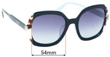 SFx Replacement Sunglass Lenses fits Prada SPR16U - 54mm Wide