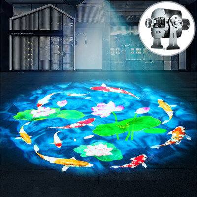 Dual-Head Combination Projector Gobo Light Dynamic Water Wave Ocen Ripple Custom