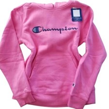 Champion Kids' Fuchsia Sleeve Hoodie Large