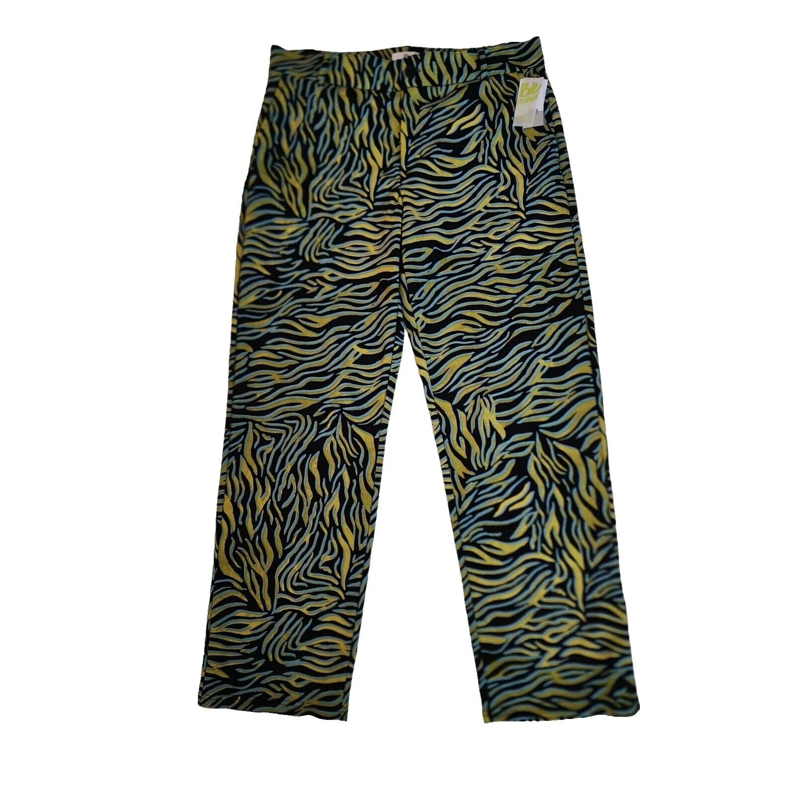Animal Print Polyester Pants for Women