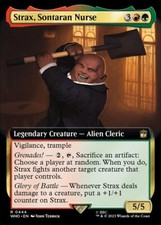 MTG Magic the Gathering Strax, Sontaran Nurse (444/1208) Doctor Who LP