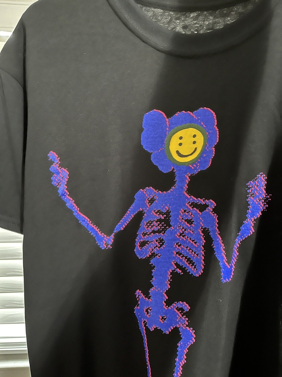 KAWS x Cactus Plant Flea Market (Black) T-Shirt Size Large | eBay