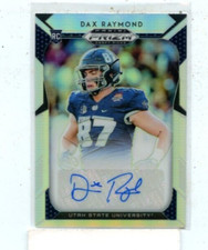 Dax Raymond 2019 Panini Prizm Draft Picks Auto Rookie Autograph Silver #260