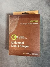 Green Extreme Universal Dual Smart Charger with LCD GXCH2