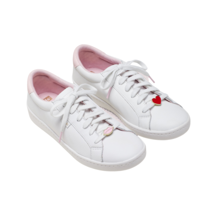 Keds x Kate Spade New York Ace Lips Hearts White Sneakers Size 6.5 | eBay