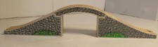 Thomas Tank Engine Wooden Railway Train Grey Rock Stone Bridge Tunnel Gullane