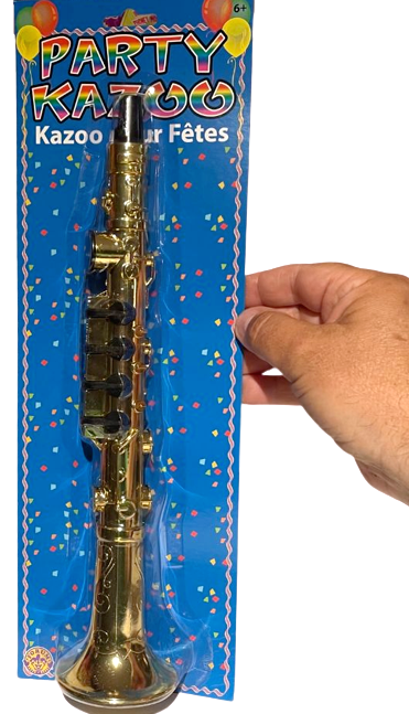 Kazoo That Tune CLARINET KAZOO Funny Noise Maker Sound Music Toy