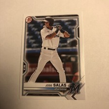 Jose Salas 2021 Bowman Draft #BD-169 Paper Base