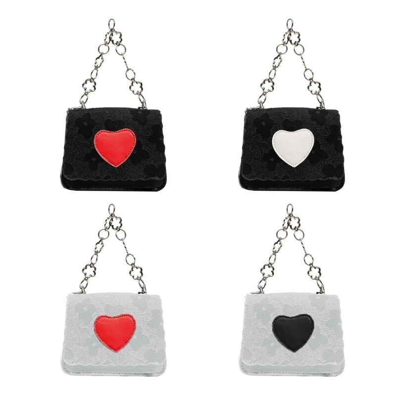 Crossbody Bag Purse Chain Shoulder Bag Removable Adjustable Strap-image