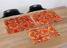 Velvet Pillow Cover Uzbek SET of 3 pcs  16.54" x 20.47" Fast Shipment 16588