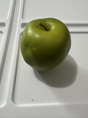 Vintage Plastic Apple Large Green | eBay