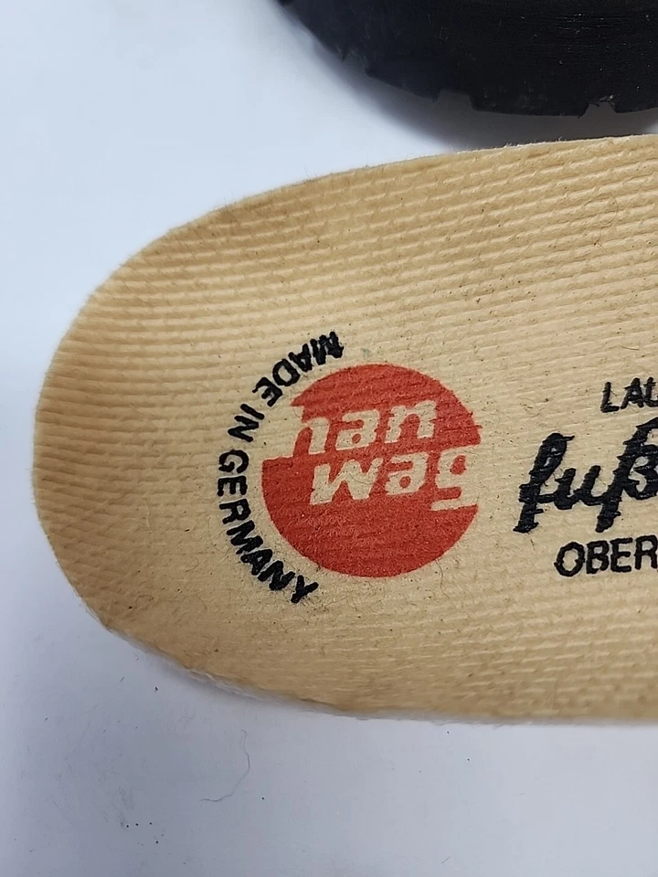 Hanwag Men's 10.5 Combat Boots German Lace Up Fleece-Lined Black Leather UNWORN - Image 4 of 4