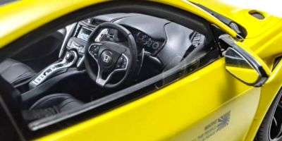 1/18 Honda NSX Liberty Walk 2021 (Yellow) Resin Model Car by GT