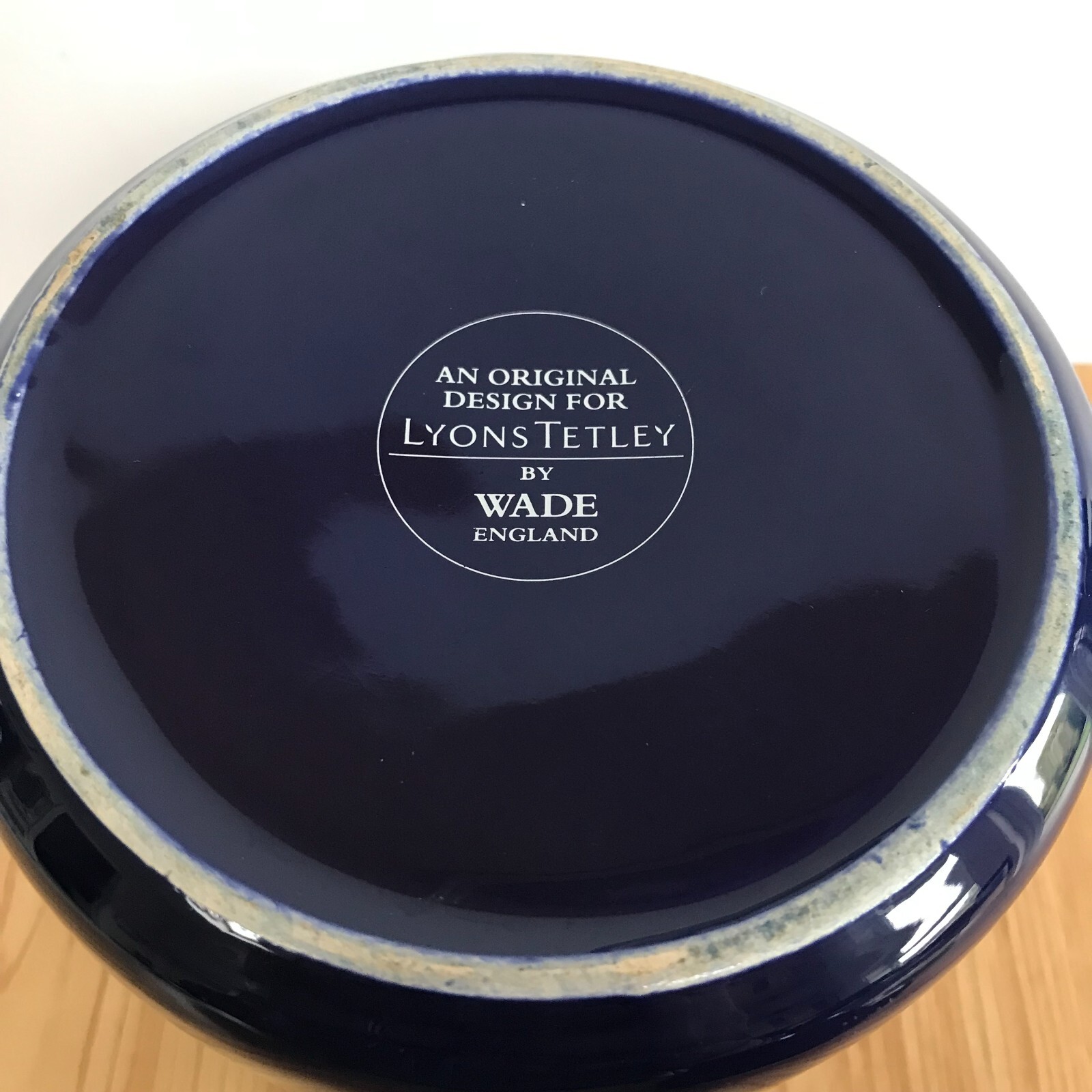 Tetley Tea Folk Ceramic Cookie Jar by Wade Vintage Biscuit Barrel 22cm