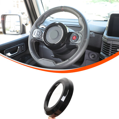 Glanz Schwarz Steering Wheel Center Passend für Ineos Grenadier