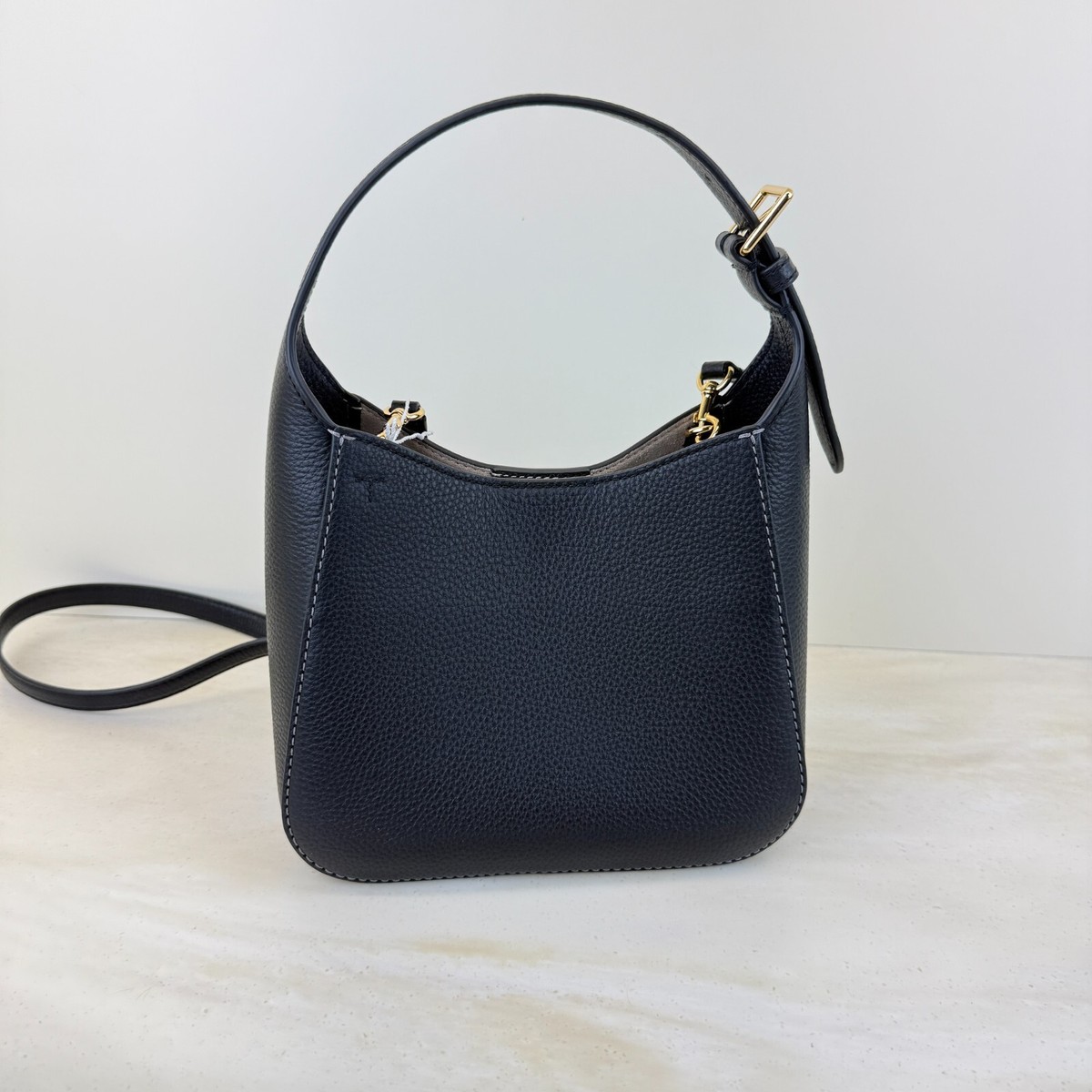 Tory Burch Thea Small Bucket Bag Leather Crossbody 144690