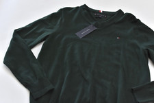 Tommy Hilfiger Men's V Neck Sweater Forest Green Size S