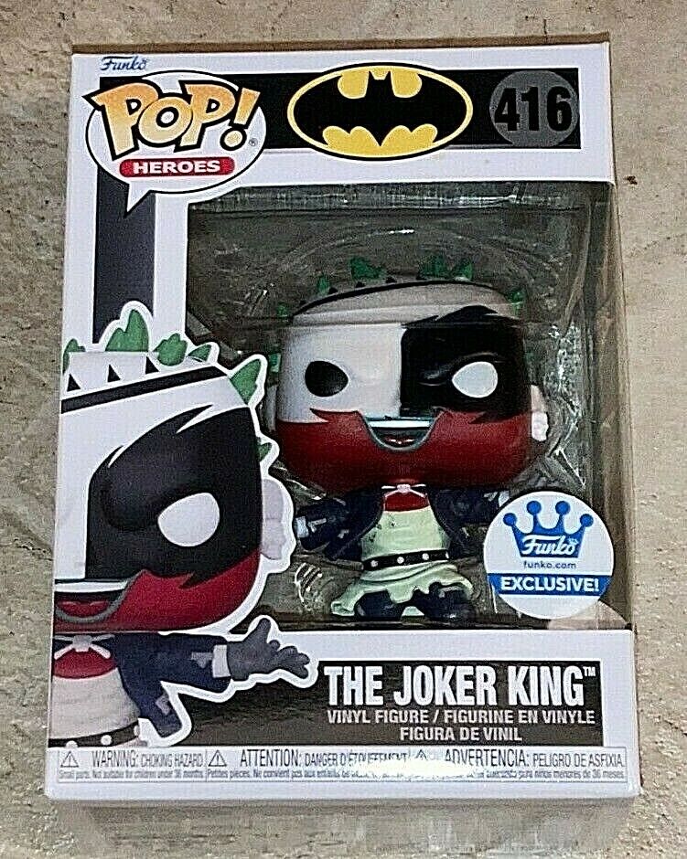 FUNKO POP THE JOKER KING SHOP EXCLUSIVE #416 - DC