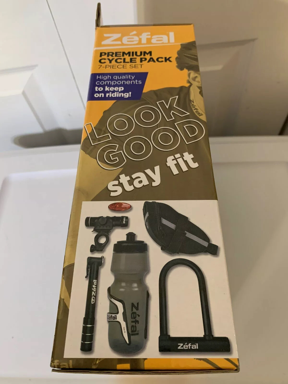 New Zefal Premium Cycle Pack 7-Piece Set Road Ahead And Light BPA Free NWT