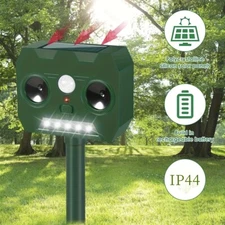 Vehicle Rodent Repeller 2pcs – Dual Horn Ultrasonic Pest Deterrent with Flash