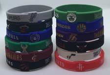Pulsera pulsera de silicona NBA Cavs Warriors Celtics LA Jazz Rockets Bulls Heat