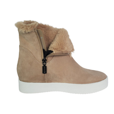 NEW Blondo Womens Beige Booties WATERPROOF Sneakers Size 6 Winter *has a defect*