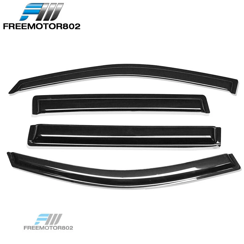 Se adapta a viseras de ventana transversales Chevy 09-17 deflector protector solar de lluvia Foto 3 de 4