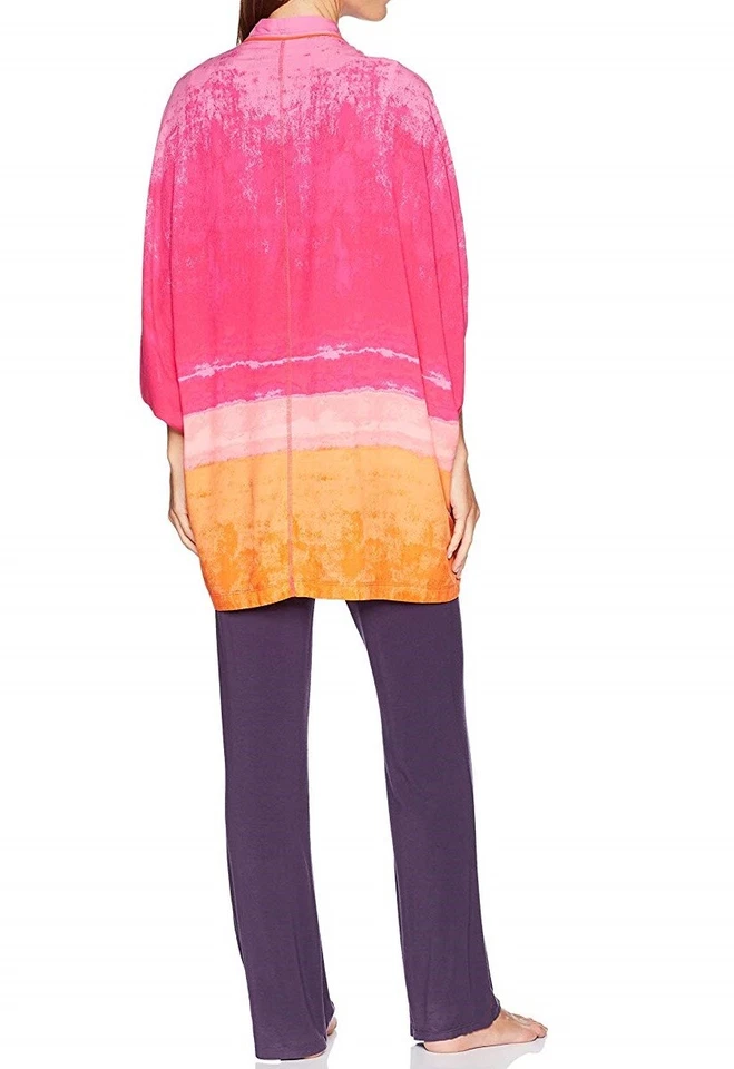 Envoltura para dormir kimono frontal abierto HUE para mujer, colores surtidos Foto 3 de 4