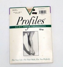 Vintage Hanes Profiles Silky Sheer Collection Panty Hose in Travel Buff E13 CD