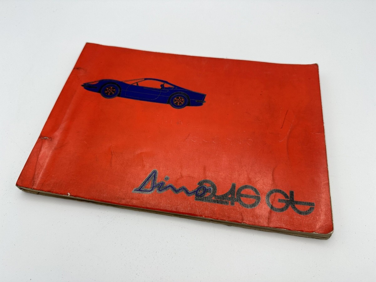 FERRARI DINO 246GT 1972 SPARE PARTS CATALOGUE | PARTS MANUAL BOOK