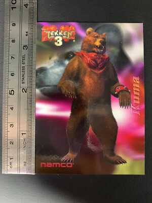 Kuma Tekken 3 074 Namco Card Epoch 1998 Japanese | eBay