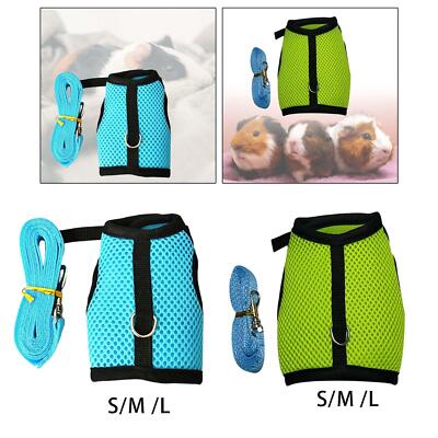 Geschirr und Leine verstellbare Schnalle Komfort Seil Clip Weste Harness atmungsaktiv
