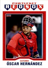 2019 Pawtucket Red Sox Choice #11 Oscar Hernandez Puerto Perez Venezuela VZ Card