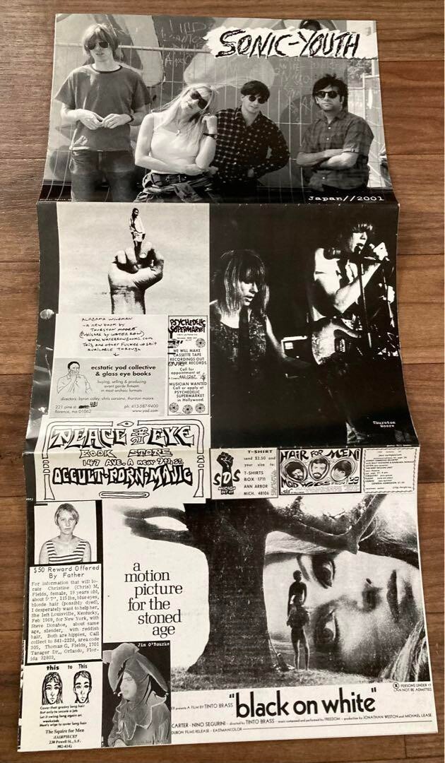 SONIC YOUTH NYC Ghosts & Flowers Japan Tour 2001 Booklet | eBay
