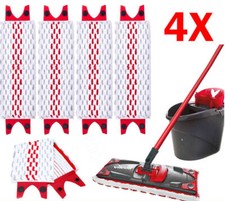 4x Neu Ersatz Wischbezug Wischmop Bodenwischer Mikrofaser DE für Vileda ULTRAMAX