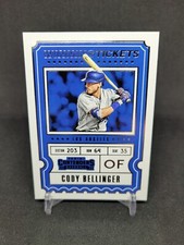 Cody Bellinger 2020 Panini Contenders Baseball Winning Tickets INSERT No. WT-9