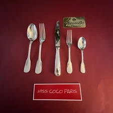 Set Cutlery 30P Christofle Versaille Very Beautiful Condition Metal Silver Box