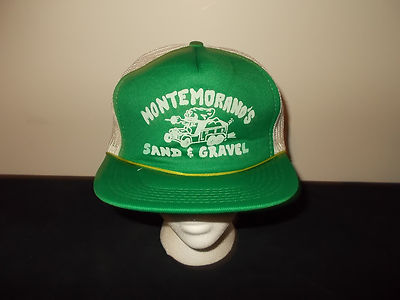 Casquette Snapback Vintage Monte Morano's 'Sable & Gravier' - Années 80, Neuve Sans étiquette