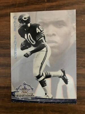 1994 Ted Williams Football #10 Gayle Sayers Chicago Bears NrMt