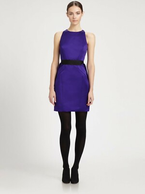 Milly Peau De Soie Blackberry Party Cocktail Dress NEW! 2 | eBay Milly Peau De Soie Blackberry Party Cocktail Dress NEW! 2 | eBay
