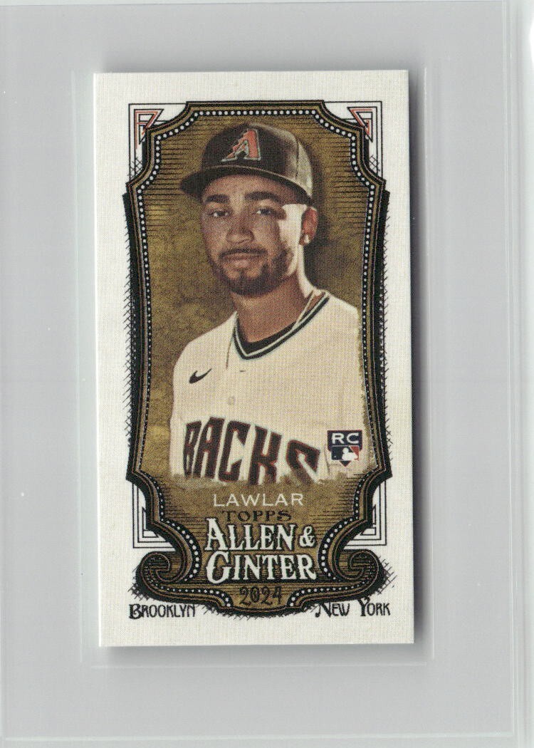 2024 Topps Allen & Ginter Jordan Lawlar RC Mini #99 Diamondbacks