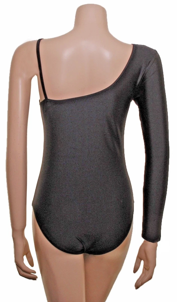 Plain black cheap leotard